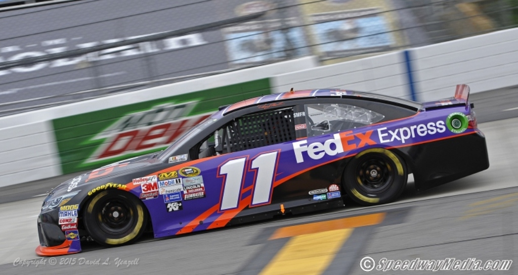 Denny Hamlin Feels Joe Gibbs Racing Needs to Keep Improving To Contend