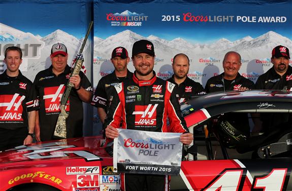 Kurt Busch Earns Sprint Cup Series Pole for Duck Commander 500