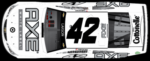 Personalized Custom Nascar #5 Kyle Larson 16 oz Stainless Steel Tumbler Car  Design with Customizable Name or Message (White)