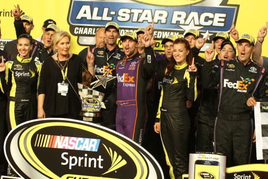 Hamlin Holds Off Harvick for Sprint All-Star Race Victory