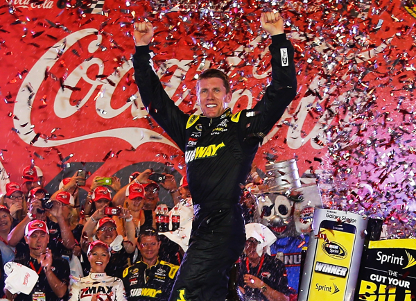 Edwards Gambles, Wins Coca-Cola 600
