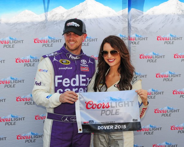 Denny Hamlin Scores Pole; Martin Truex Jr. Starts Second