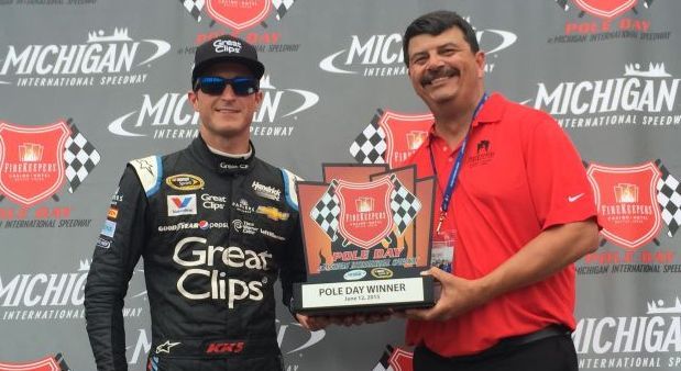 Kasey Kahne Wins FireKeepers Casino Hotel Pole Day