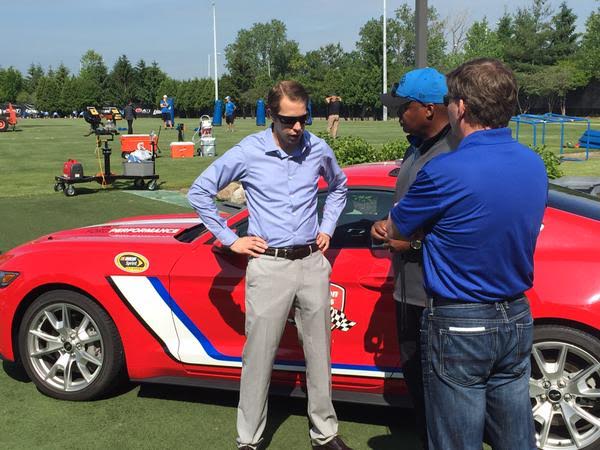 Ford Performance NASCAR: Brad Keselowski Visits Detroit Lions
