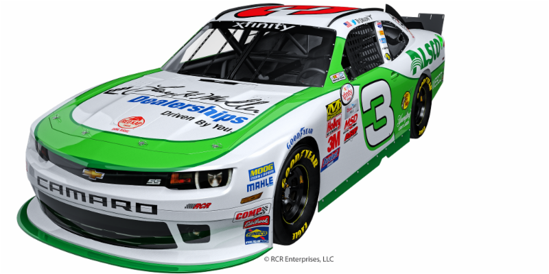 Ty Dillon to Drive No. 3 Red Kap/Alsco/Larry Miller Dealerships Chevrolet Camaro at Kentucky Speedway Ty Dillon to Drive No. 3 Red Kap/Alsco/Larry Miller Dealerships Chevrolet Camaro at Kentucky Speedway