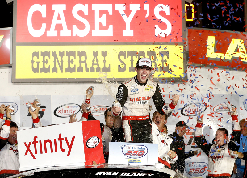 Blaney Holds On To Win In Overtime At Iowa