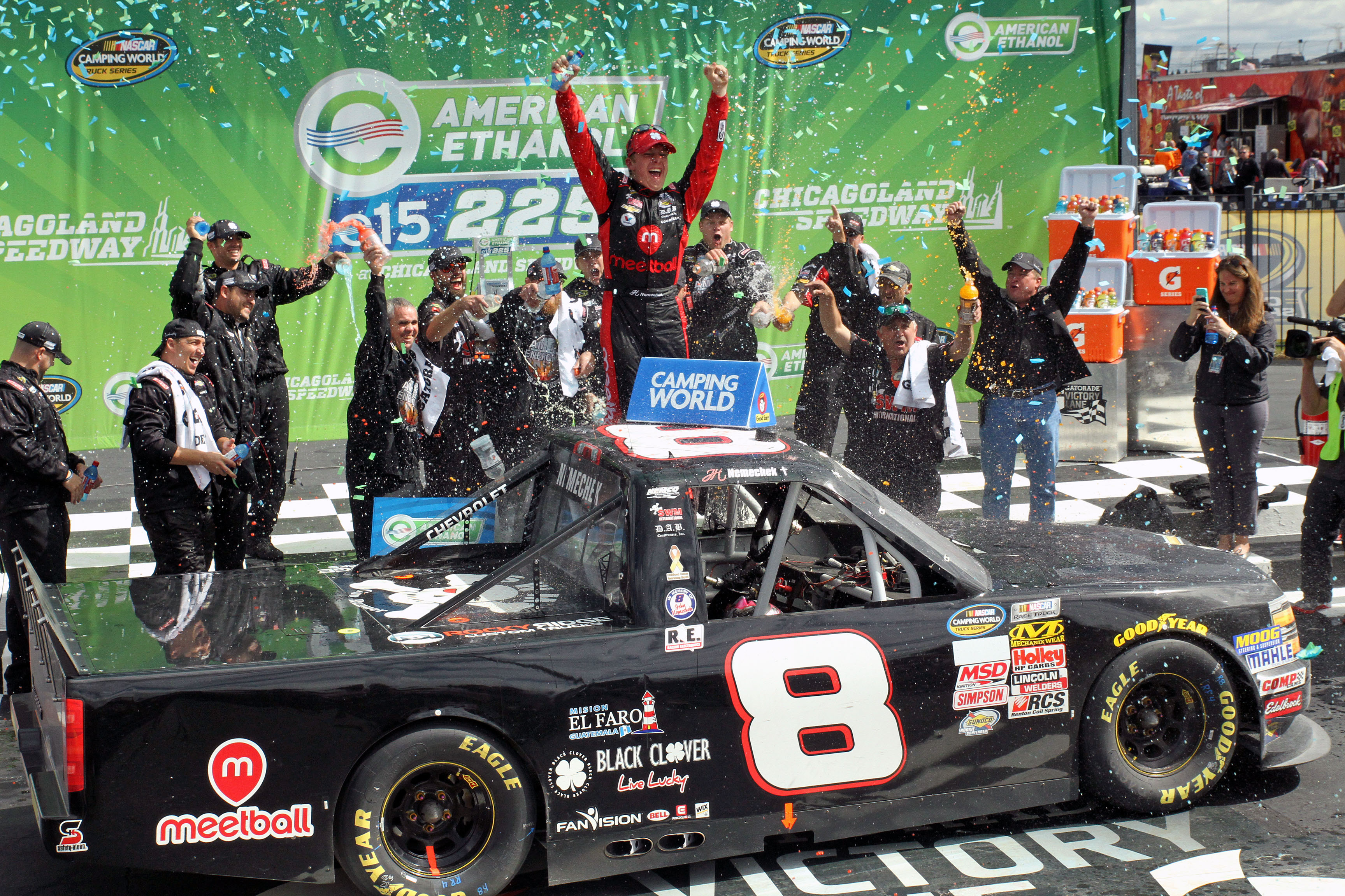 John Hunter Nemechek Gets First Truck Series Victory at Chicagoland ...