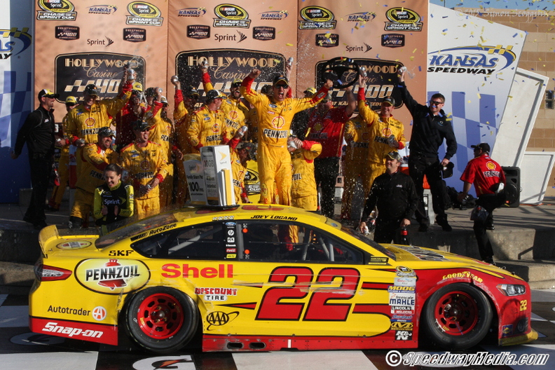 Déjà Vu in Kansas: Logano Wins Again