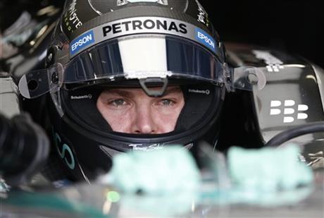Rosberg on the pole in Brazil