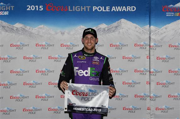 Hamlin Scores the Pole in Homestead