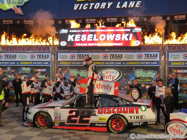 Keselowski Wins At Texas, Clinches XFINITY Owner’s Title For Penske