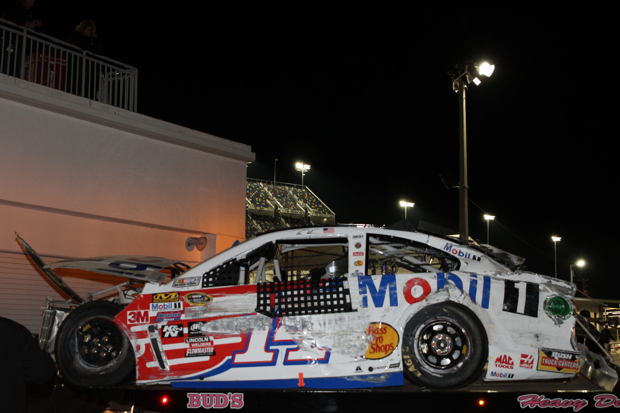 Vickers Has Rough Outing in Return to NASCAR