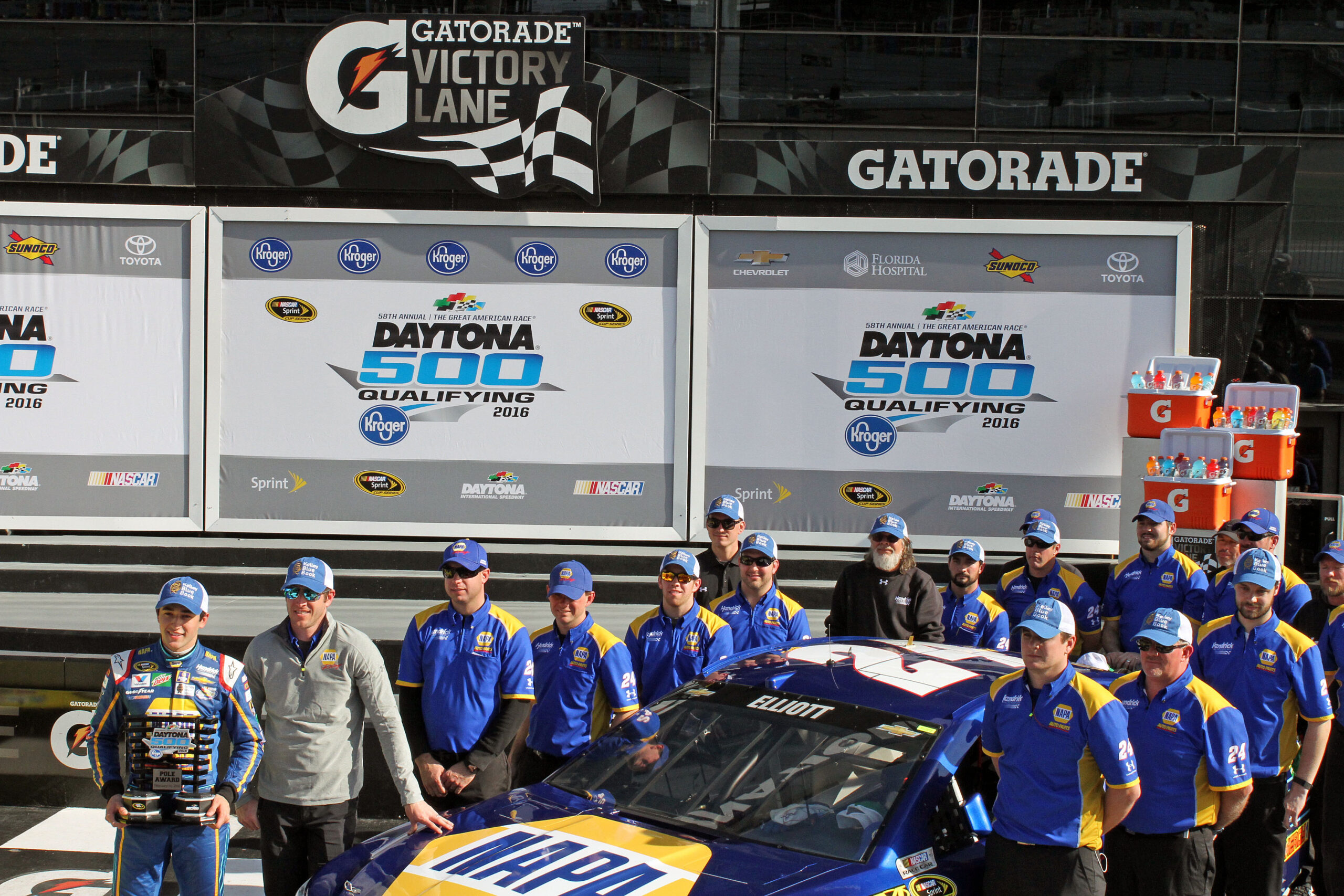 Chase Elliott on the Pole for the Daytona 500
