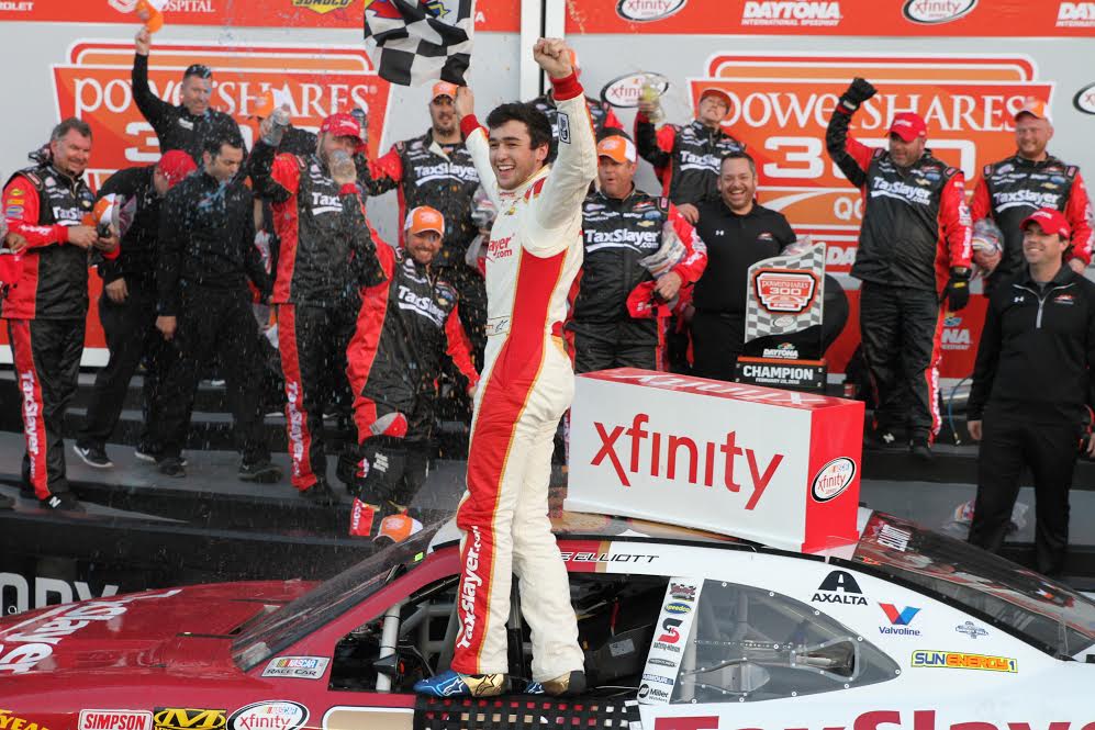 Chase Elliott Scores the Daytona Victory in XFINITY Race