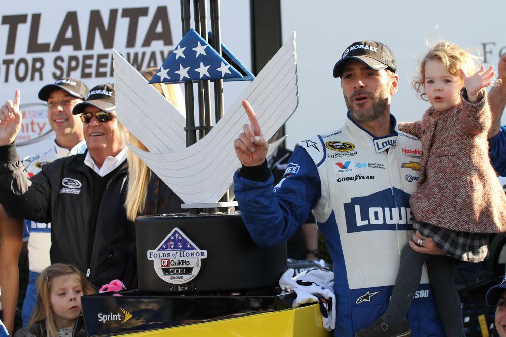 Johnson Ties ‘The Intimidator’ with 76 Career Wins