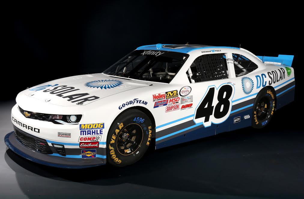 Chip Ganassi Racing Continues Partnership with DC Solar on 2016 Full Season NASCAR XFINITY Series Entry