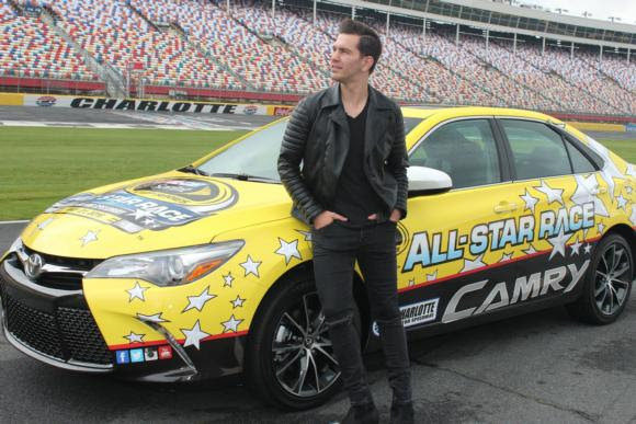 Andy Grammer Gears Up for May 21 Sprint All-Star Race Concert with High-Speed Visit to Charlotte Motor Speedway