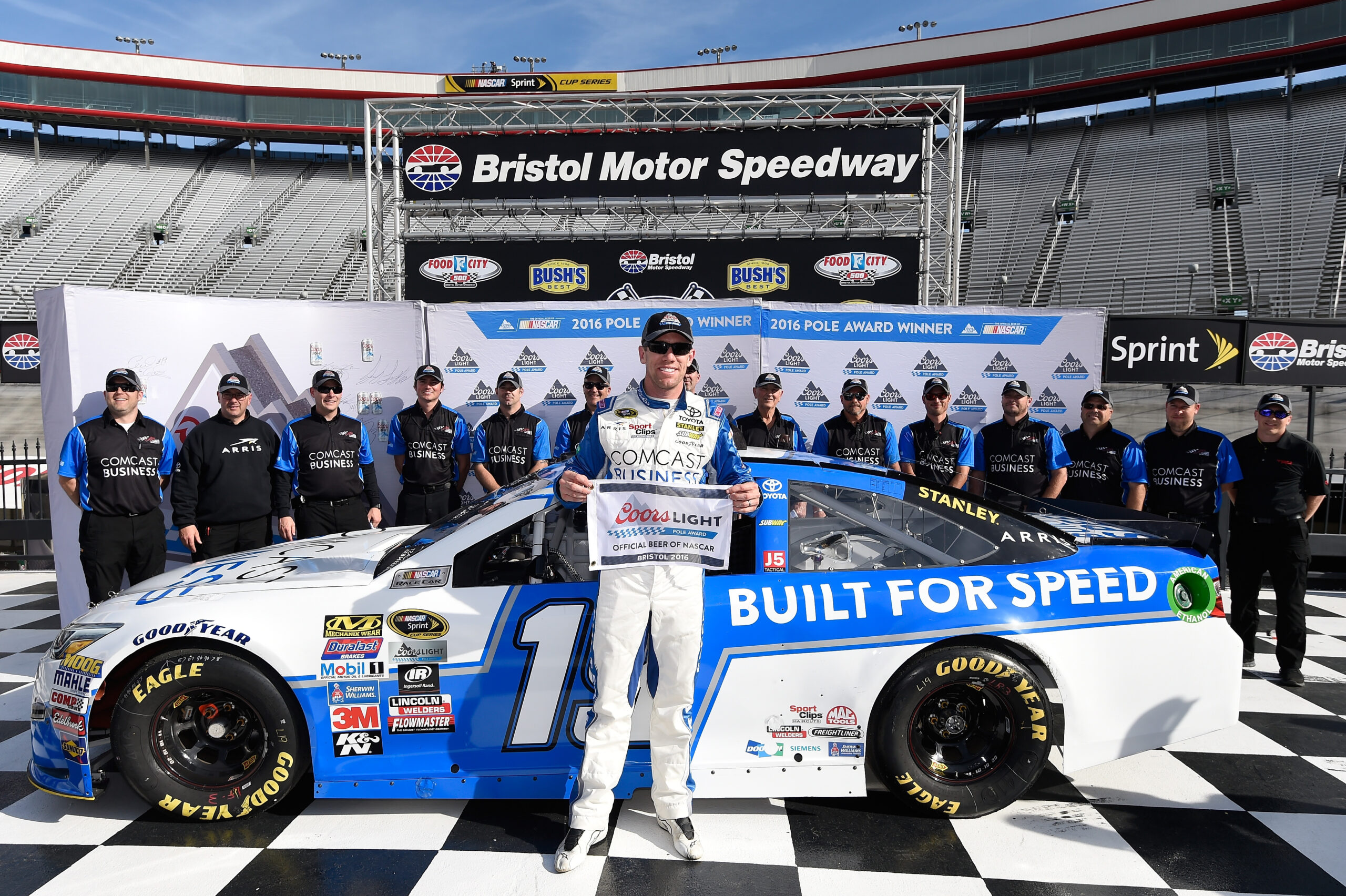 Edwards Grabs the Pole for Sunday’s Race at Bristol