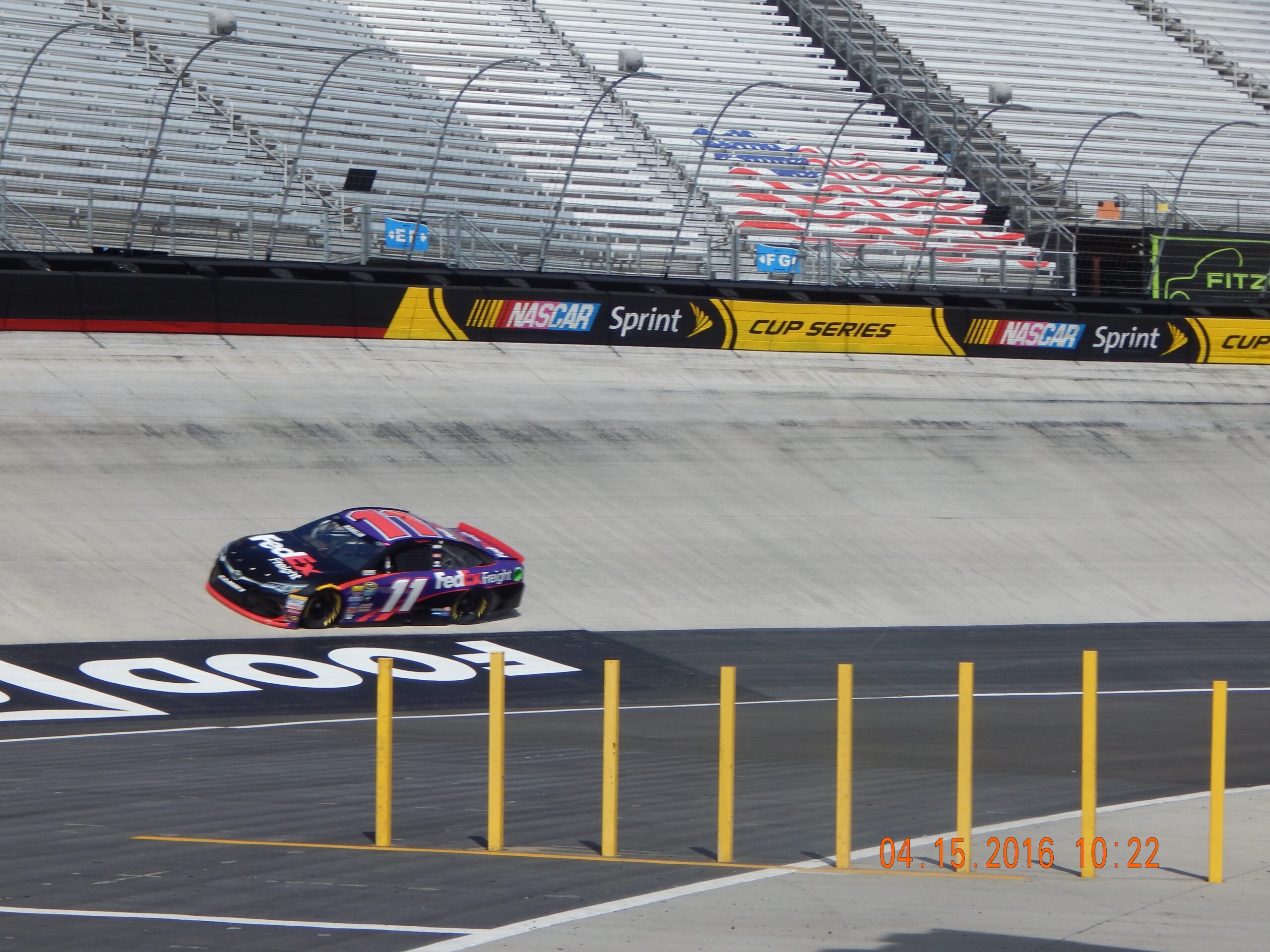 Hamlin fastest in first practice at Bristol