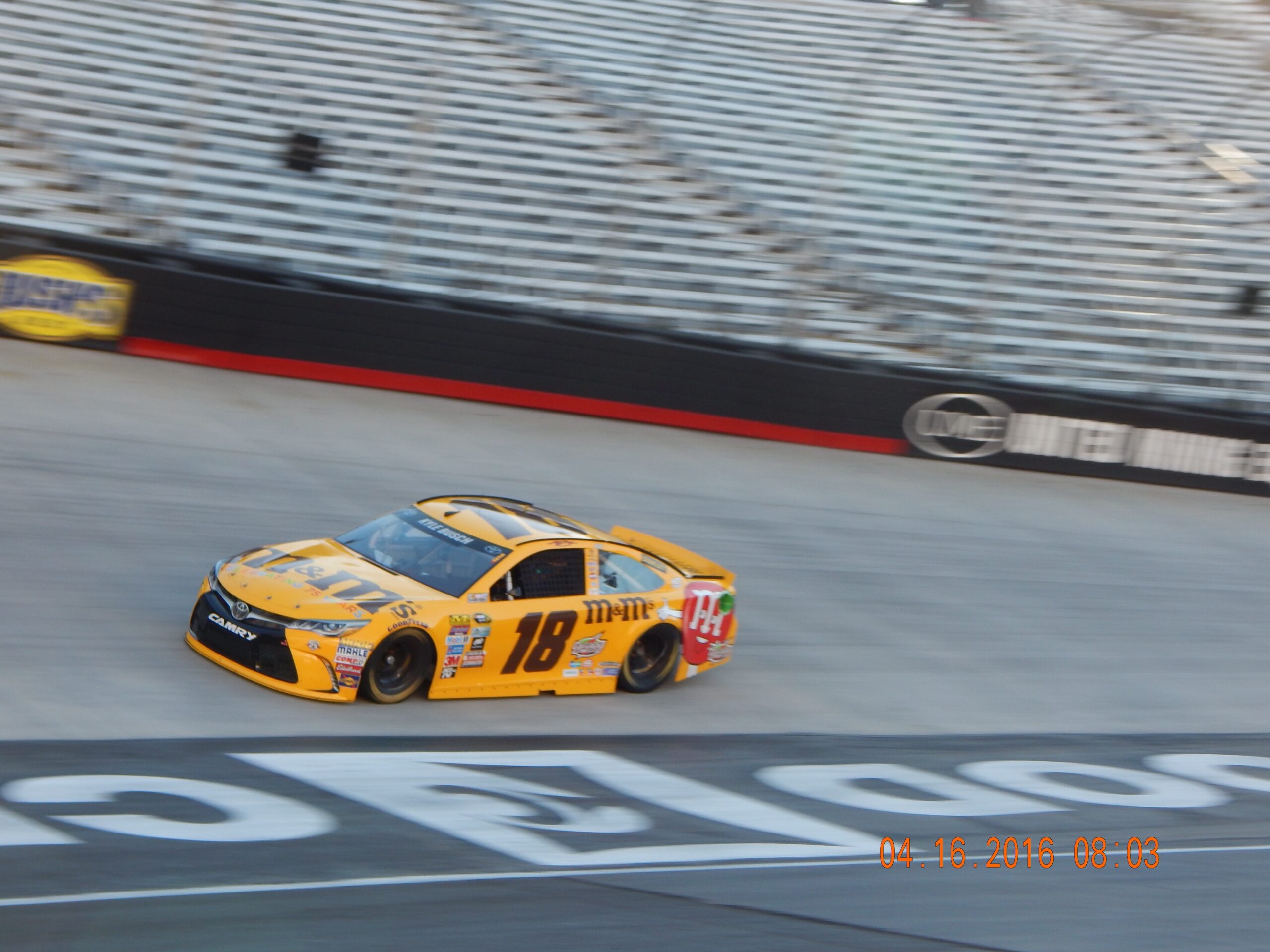 Kyle Busch Fastest in Second Practice at Bristol