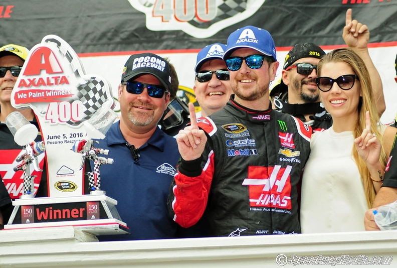 Kurt Busch wins at Pocono 6-6-16 NSCS by Kirk Schroll | SpeedwayMedia.com