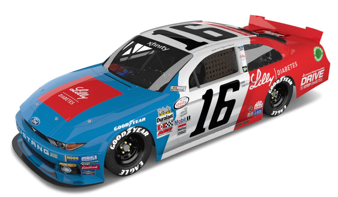 Roush Fenway Racing and Ryan Reed Unveil Darlington Throwback Scheme