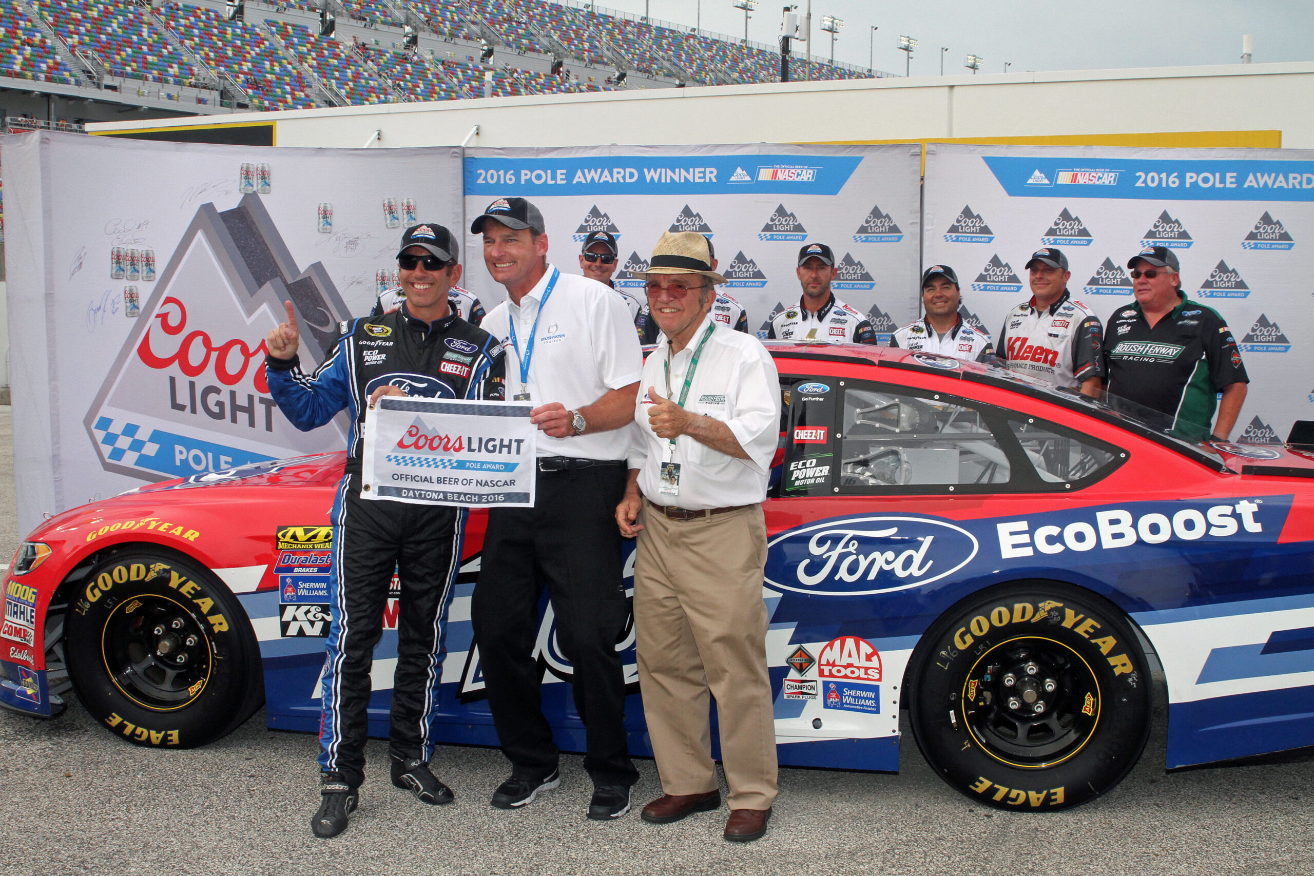 Biffle Takes the Pole at Daytona