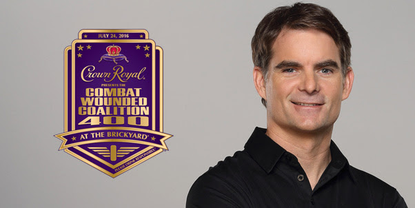 Jeff Gordon to fill in for Dale Earnhardt Jr. at the Crown Royal presents the Combat Wounded Coalition 400 at the Brickyard