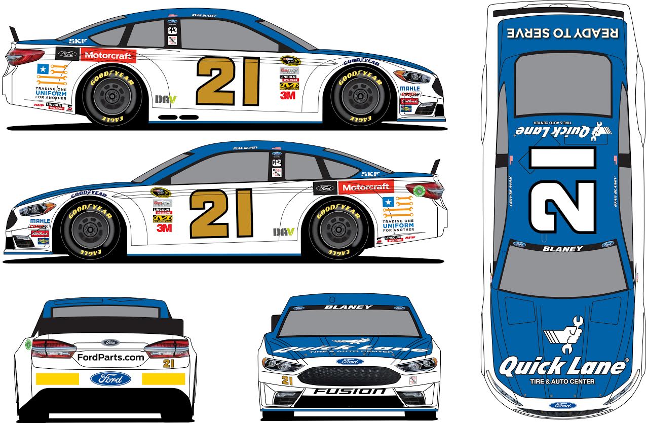 Blaney, Wood Brothers Look to Improve on Last Year’s 12th Place at Brickyard