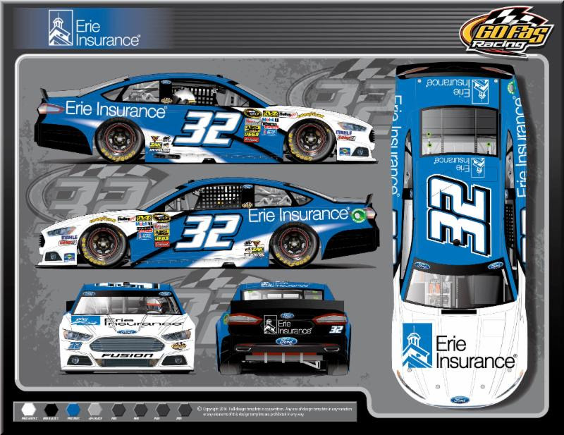 Erie Insurance partners with Go Fas Racing