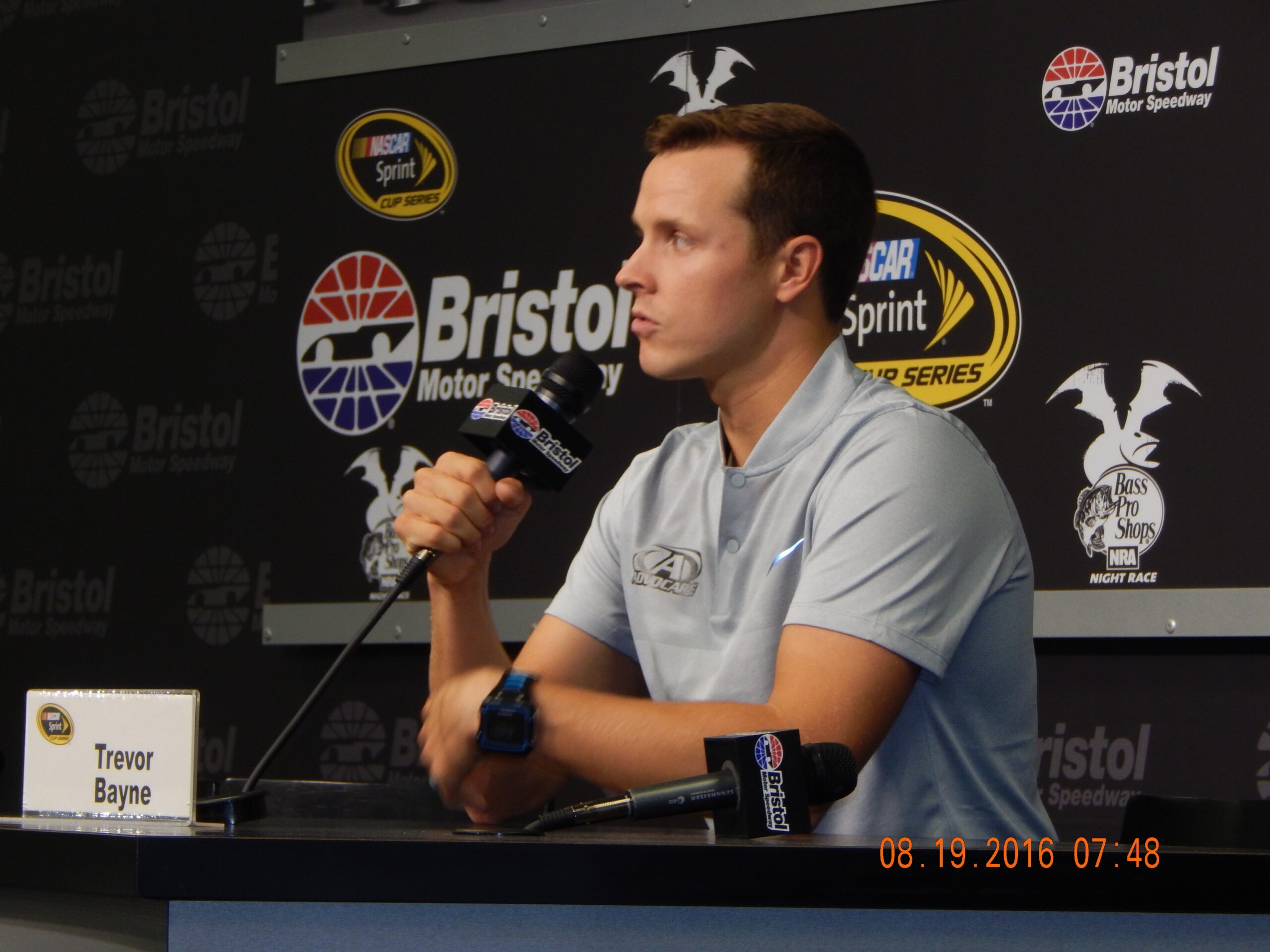 Trevor Bayne says being in contention for a Chase spot says a lot about his team