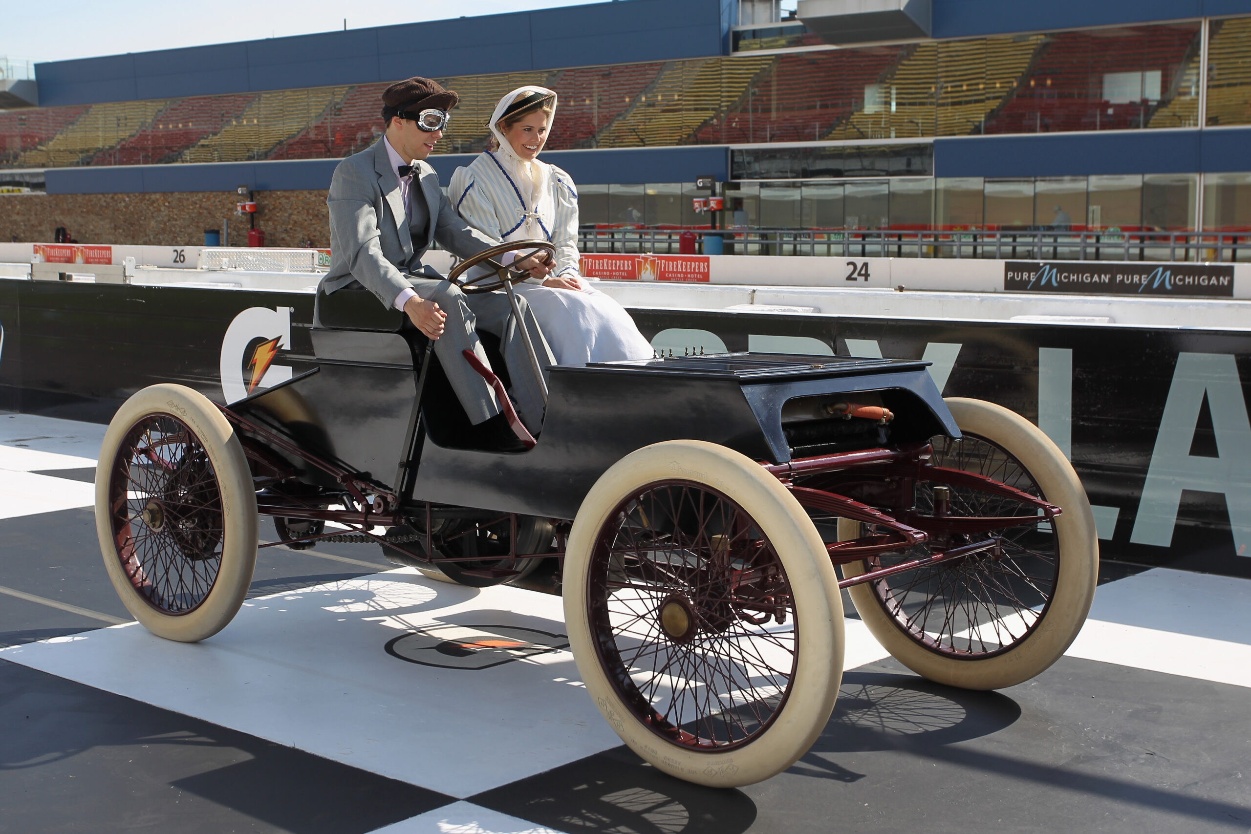 Keselowski on driving a Ford Sweepstakes replica: ‘I got it up there pretty good’