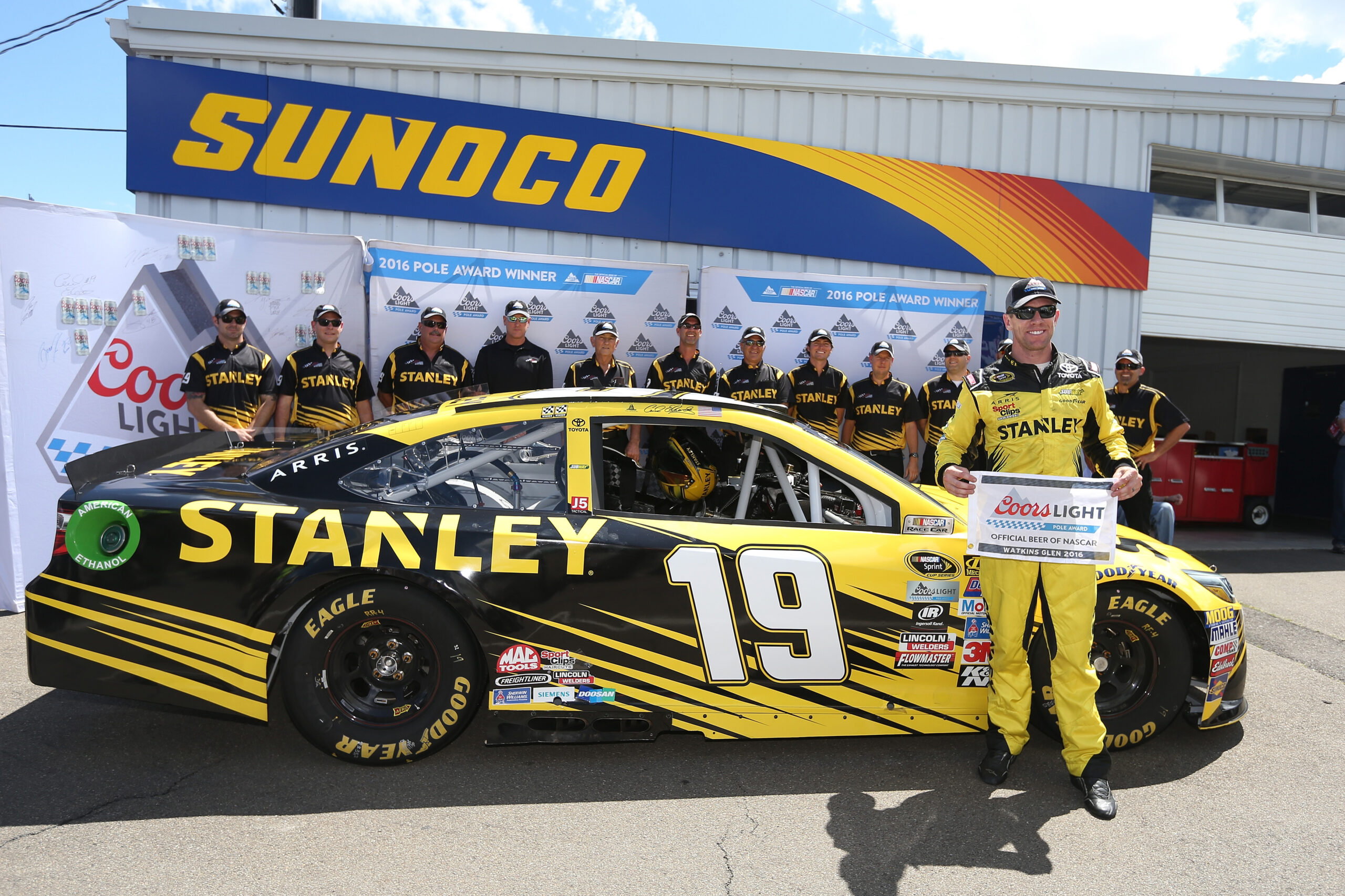 Edwards Grabs the Sprint Cup Pole at The Glen