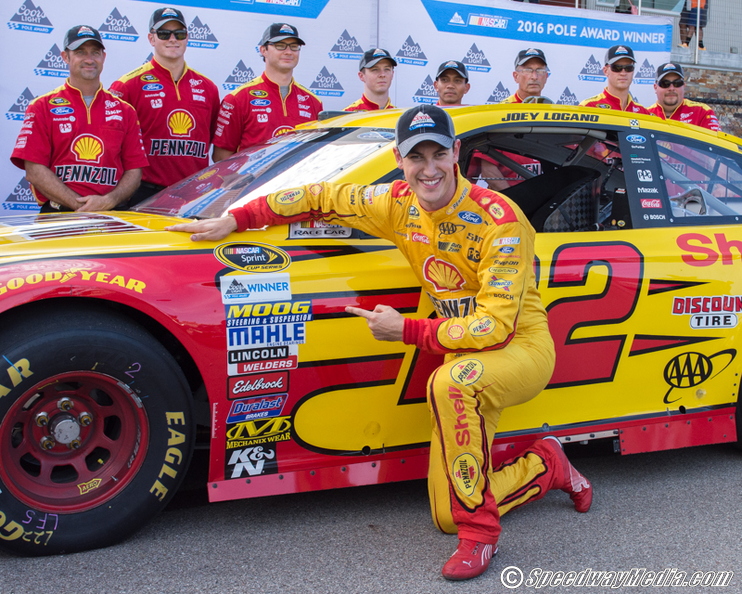 Logano Grabs the Pole at Michigan