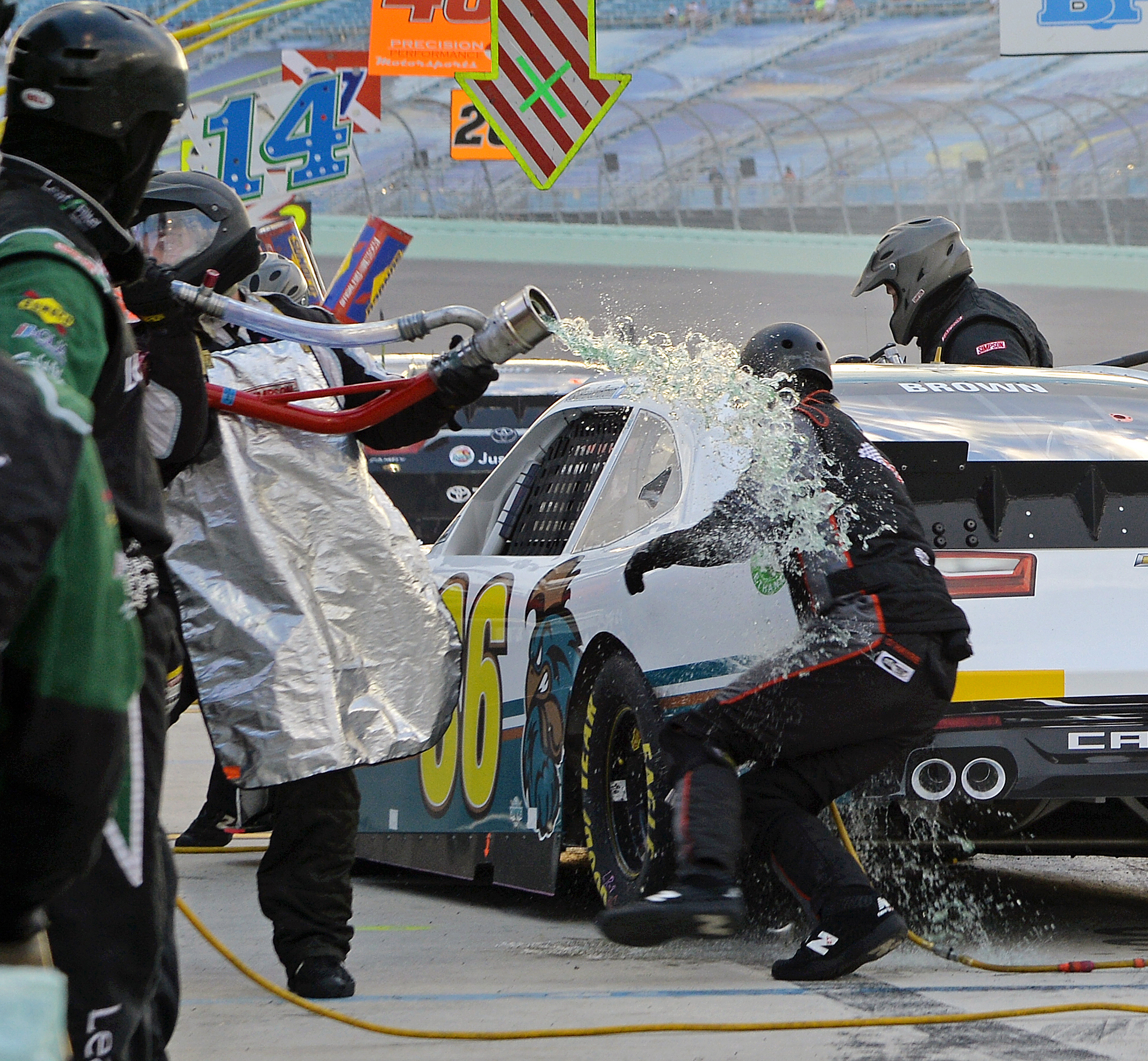 Corey LaJoie Stalled by Rare Parts Failure in Homestead