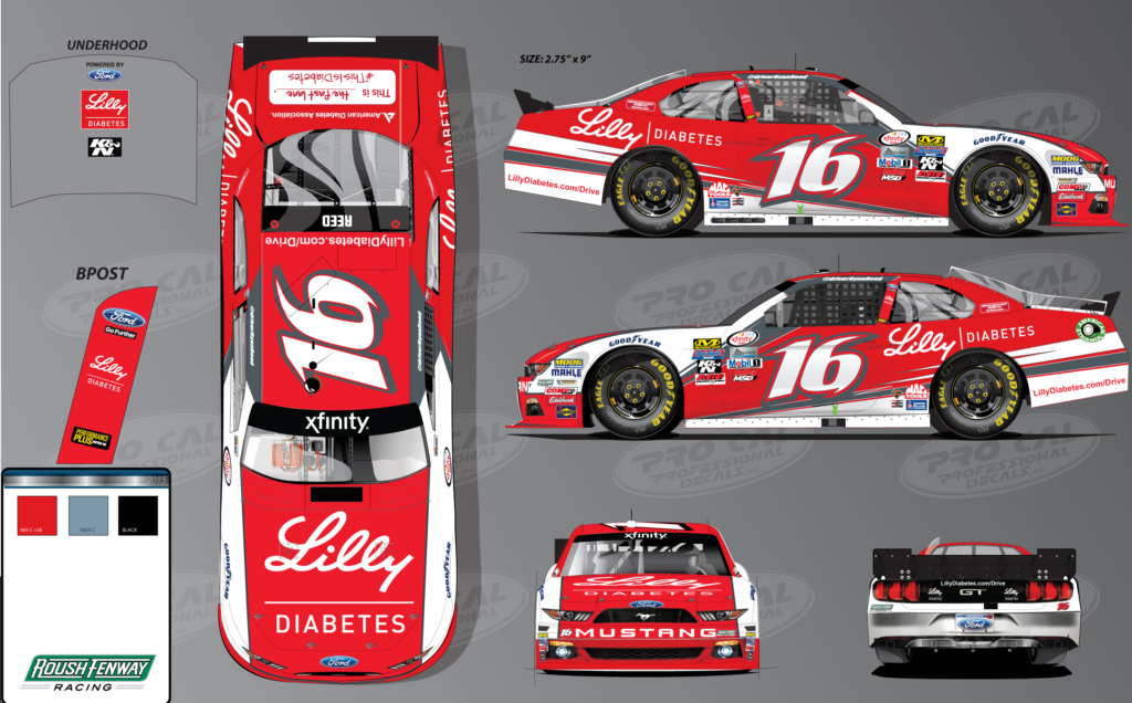 Roush Fenway Racing and Ryan Reed Support American Diabetes Month® and #ThisIsDiabetes Campaign