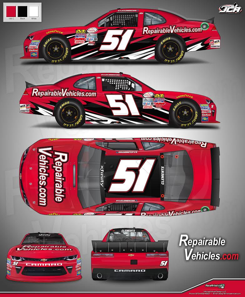 Jeremy Clements Racing Will Run the Full 2017 NASCAR XFINITY Season ...