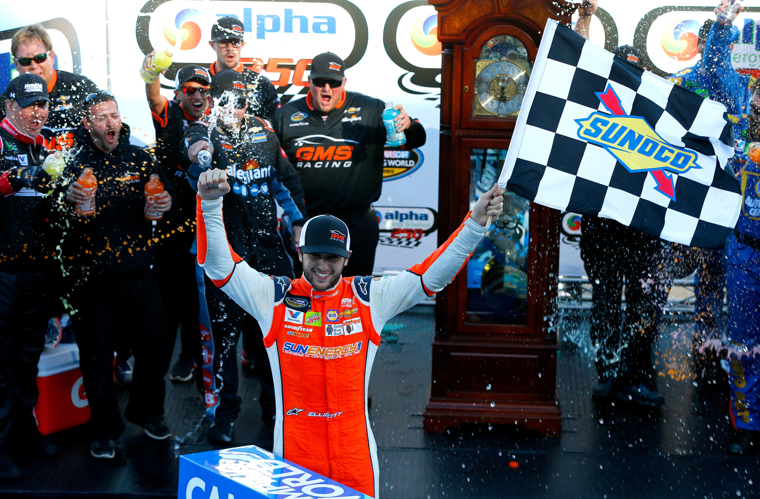 Chase Elliott Wins Intense Truck Race At Martinsville | SpeedwayMedia.com