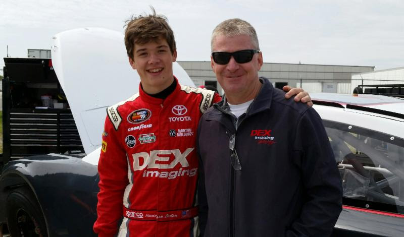 Harrison Burton tests at Toledo in prep for Menards 200 May 21