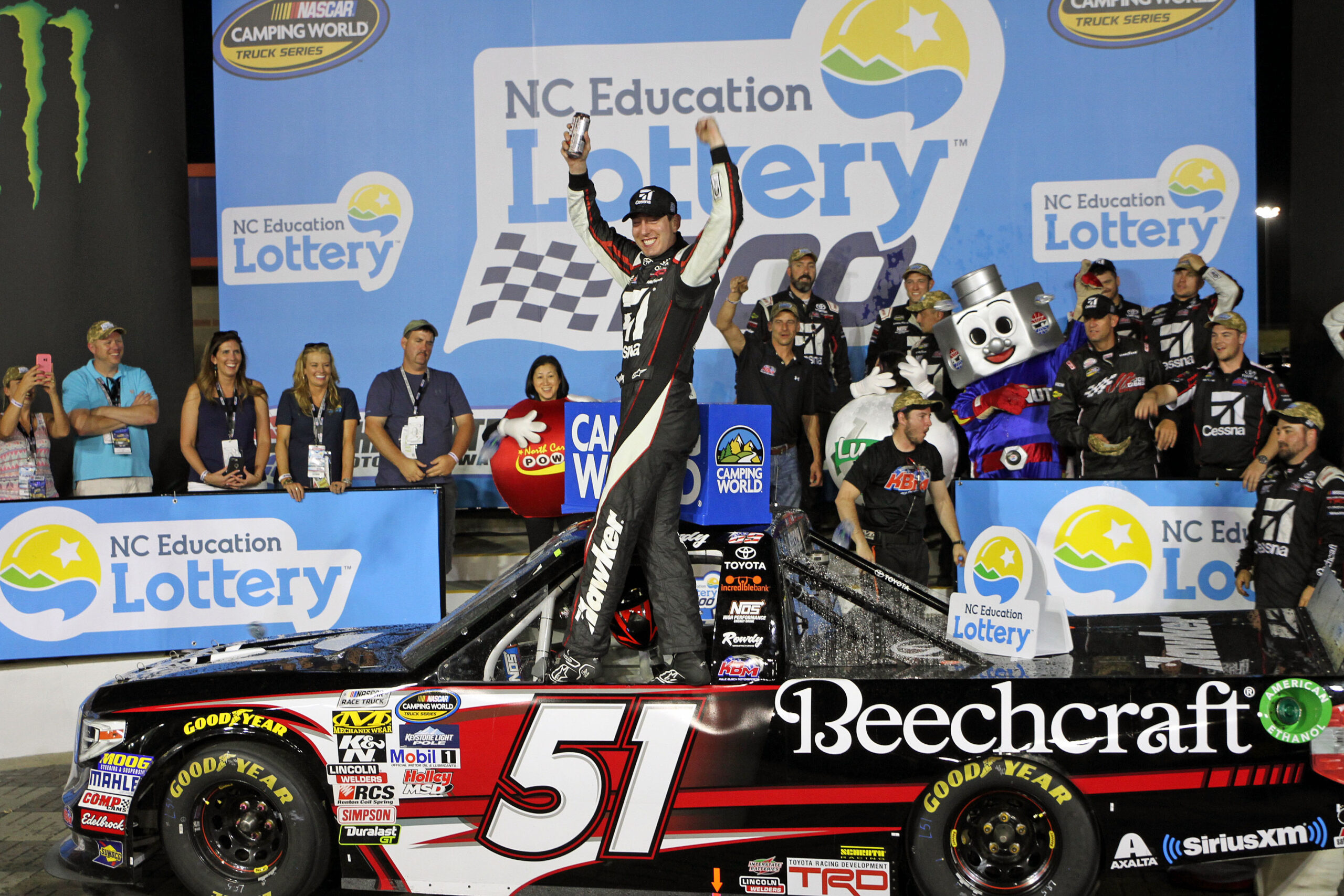 Kyle Busch Claims Record Seventh NASCAR Truck Series Victory at Charlotte