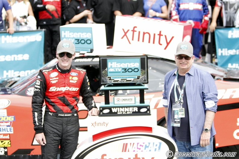 Blaney Surges in Final Laps to XFINITY Win at Charlotte