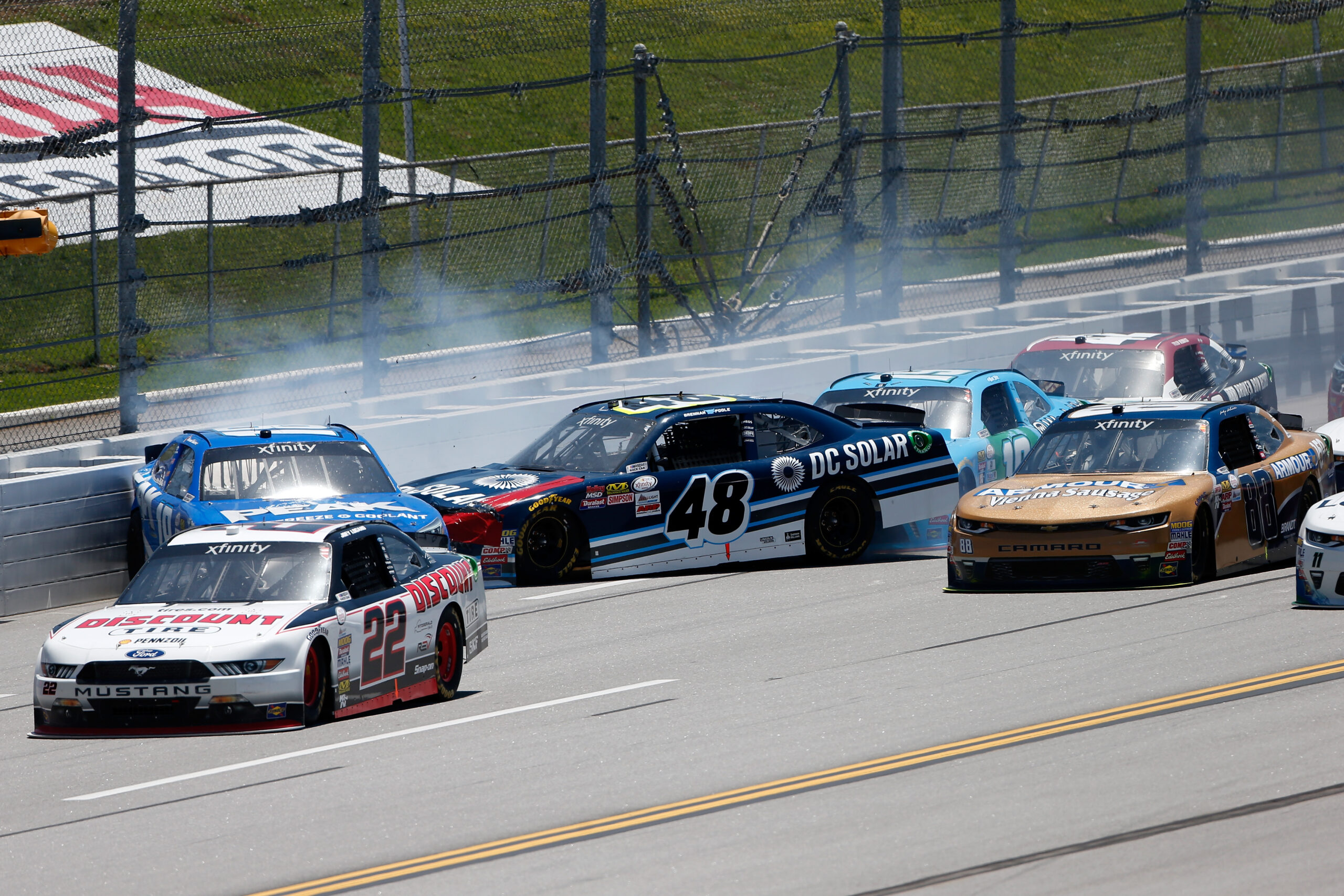 ‘Big One’ Strikes Early in XFINITY Talladega Race