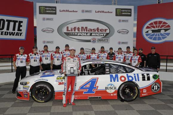 Harvick Steals the Show on LiftMaster Pole Night