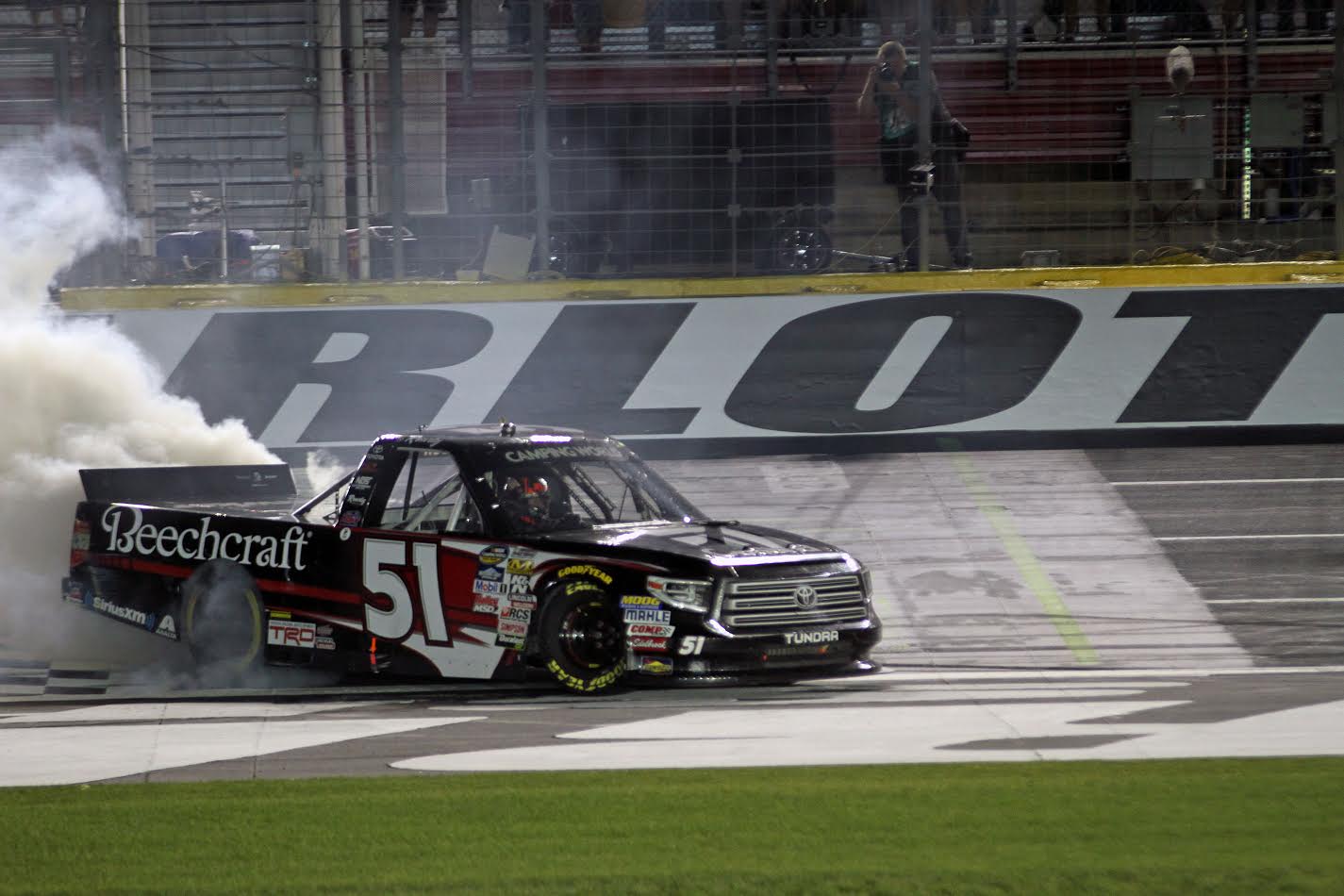 Kyle Busch Claims Seventh N.C. Education Lottery 200