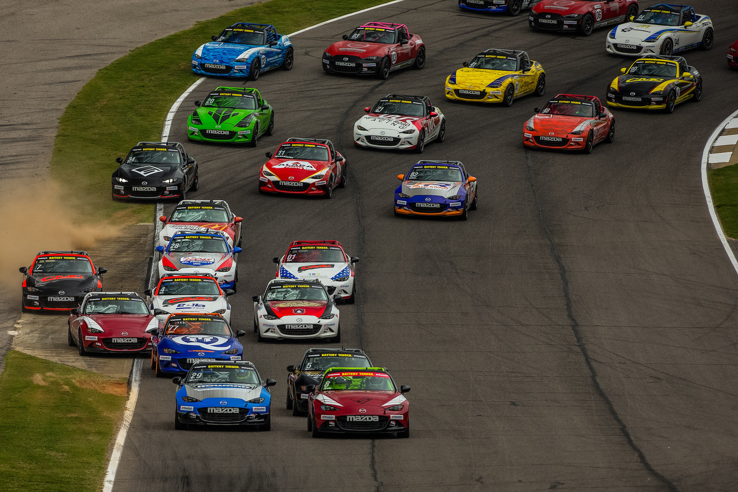 Indianapolis Motor Speedway Debut for Battery Tender Global MX-5 Cup presented by BFGoodrich Tires