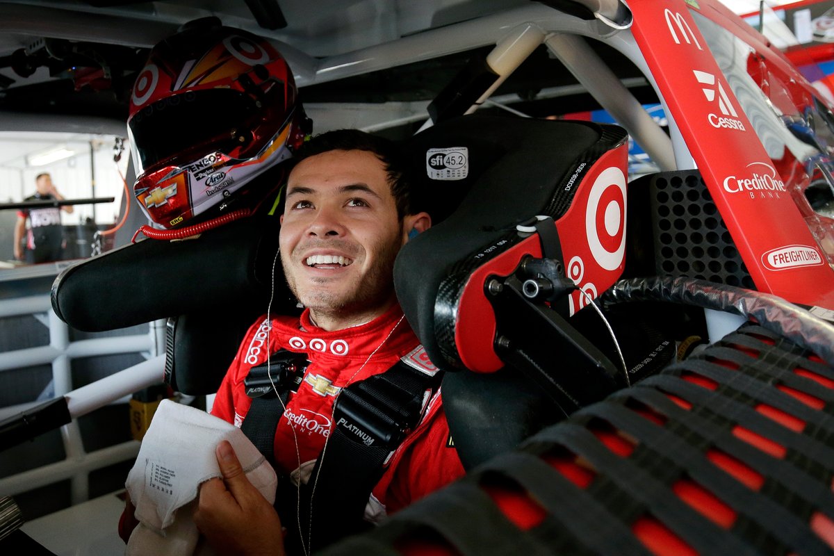 Larson Fastest in First Cup Practice at Pocono