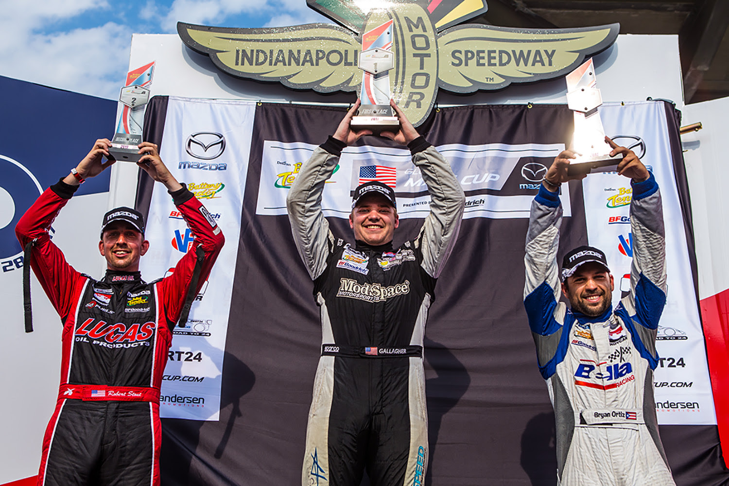 Patrick Gallagher Returns to Battery Tender Global MX-5 Cup Victory Lane in Indianapolis