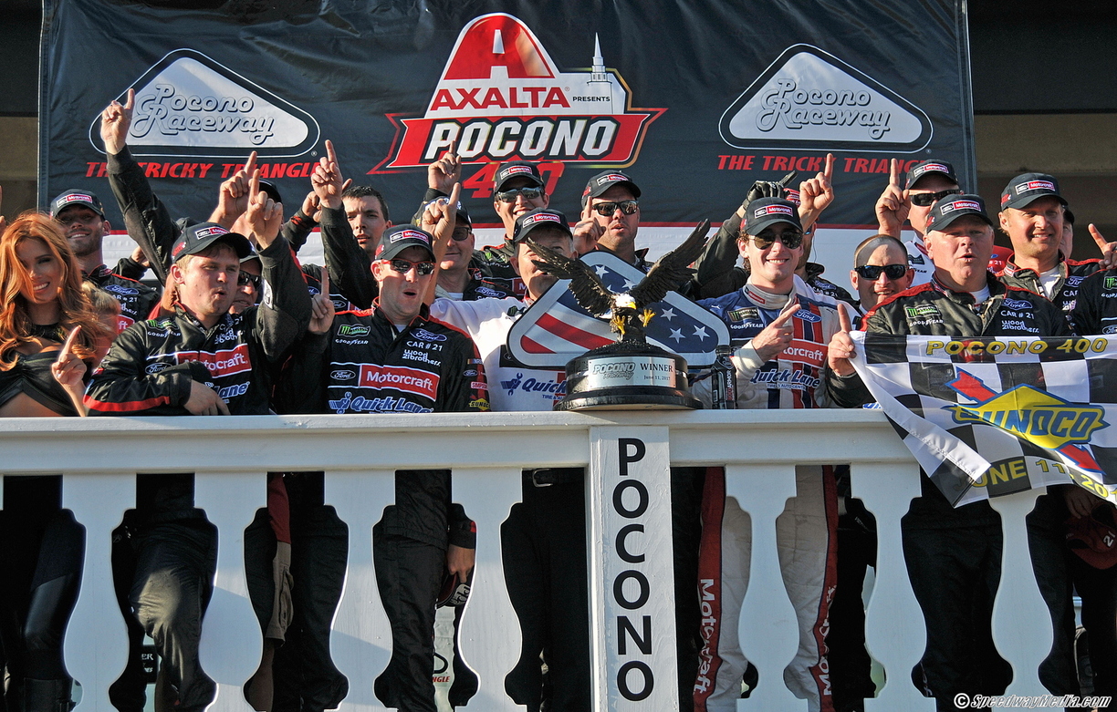 Blaney Scores First Career Cup Win in Motorcraft/Quick Lane Ford