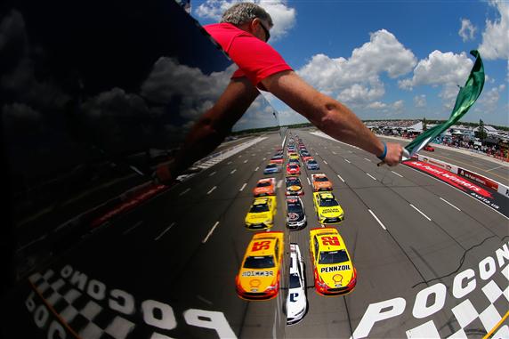 NASCAR Racing Schedule for Pocono and Texas