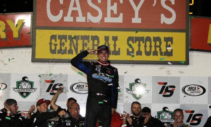 Dalton Sargeant leads the charge; wins ARCA race at Iowa